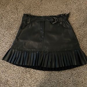 Black Mini Skirt from ZARA